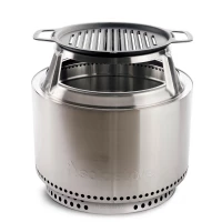 Yukon 27&rdquo; grill top + HUB Solo Stove